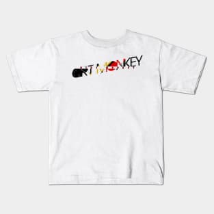 vintage typo Dirt Monkey Kids T-Shirt